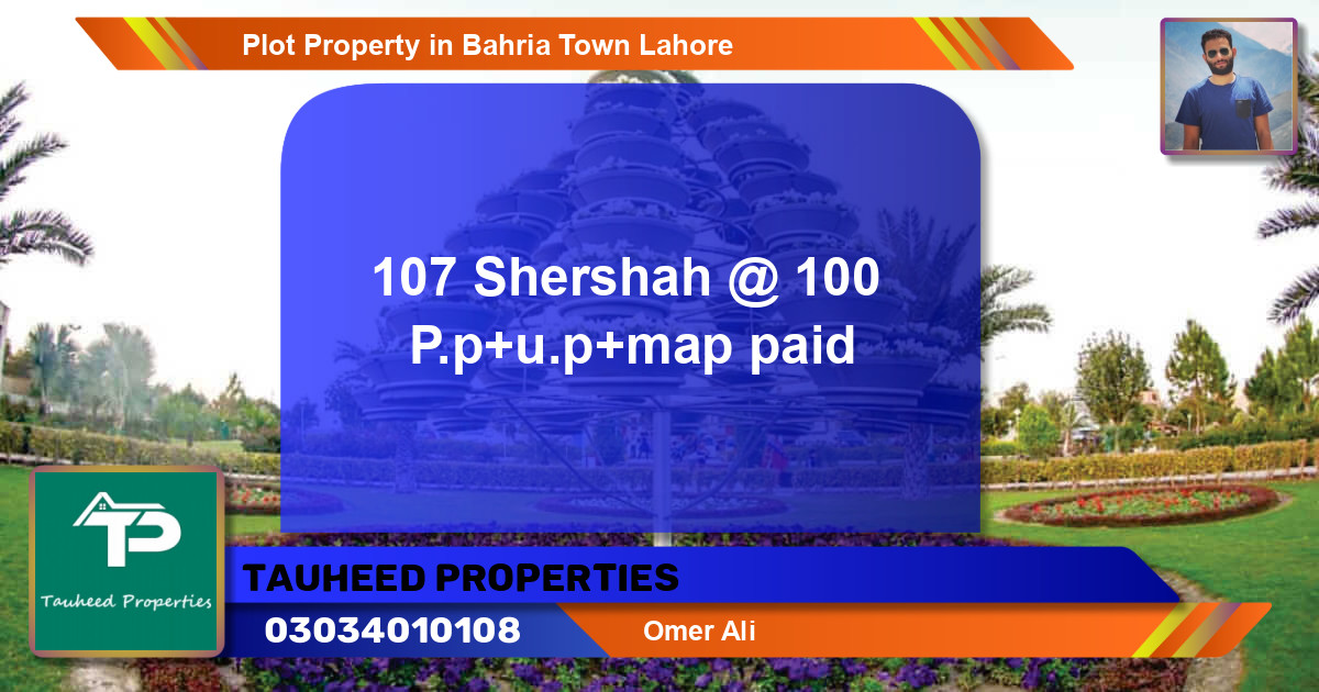Residential Plot for Sale in Bahria Town, Lahore - (BP-50352)