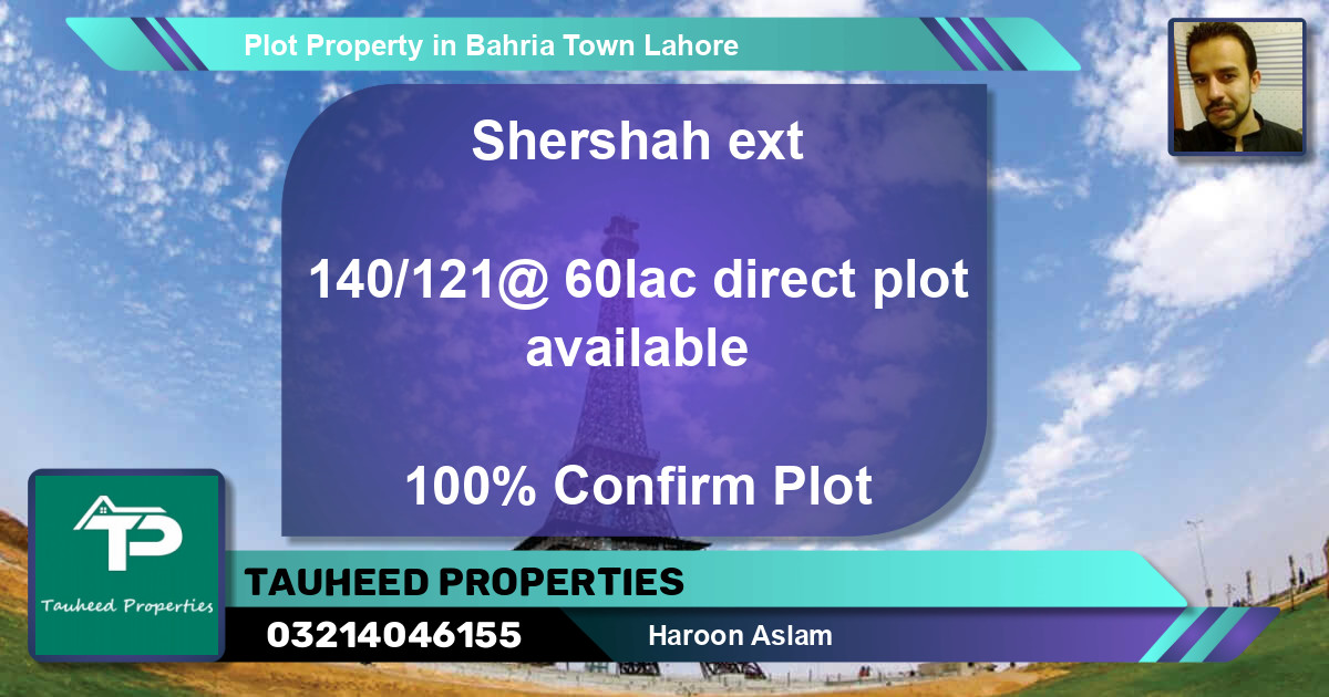 Residential Plot for Sale in Bahria Town, Lahore - (BP-50446)