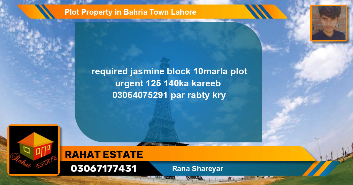 Residential Plot for Sale in Bahria Town, Lahore - (BP-50577)