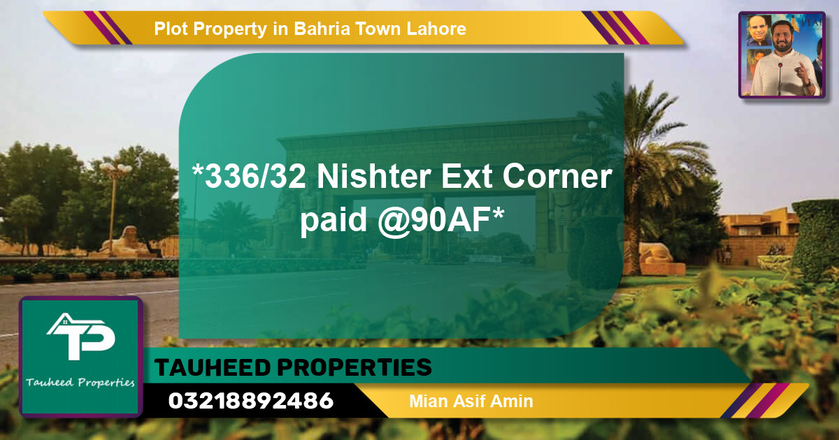 Residential Plot for Sale in Bahria Town, Lahore - (BP-50597)