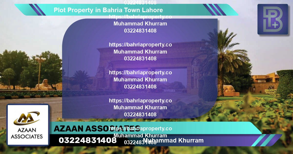 Residential Plot for Sale in Bahria Town, Lahore - (BP-50635)