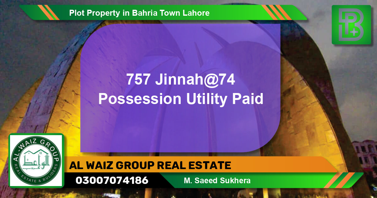 Residential Plot for Sale in Bahria Town, Lahore - (BP-50740)