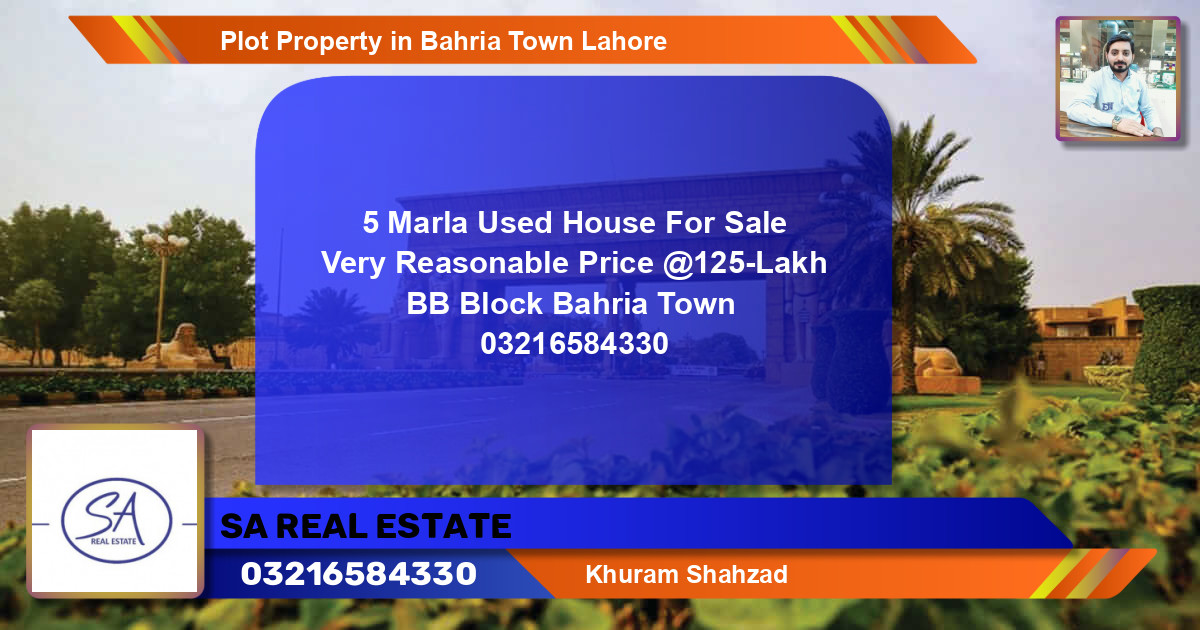 Residential Plot for Sale in Bahria Town, Lahore - (BP-50916)