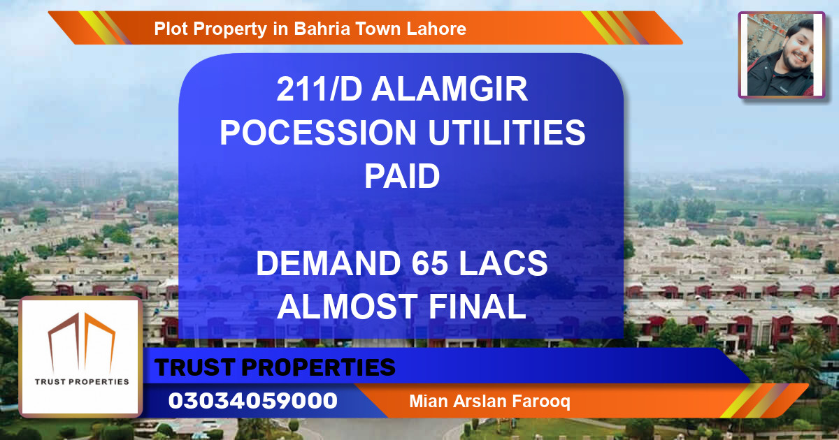 Residential Plot for Sale in Bahria Town, Lahore - (BP-50917)