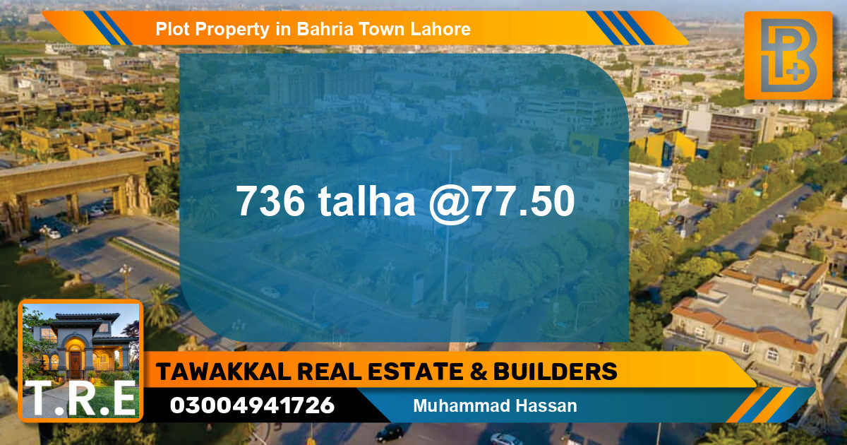 Residential Plot for Sale in Bahria Town, Lahore - (BP-50922)