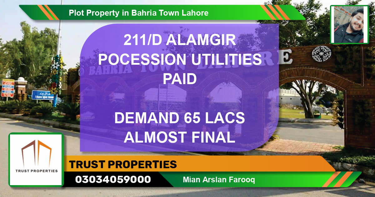 Residential Plot for Sale in Bahria Town, Lahore - (BP-50945)