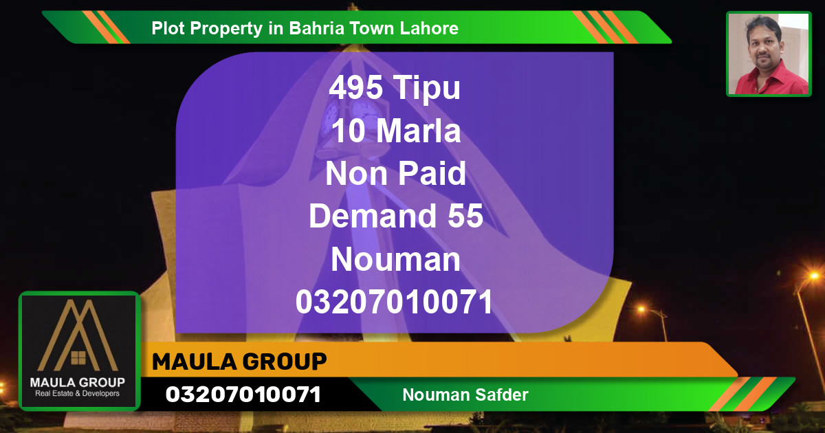 Residential Plot for Sale in Bahria Town, Lahore - (BP-50980)