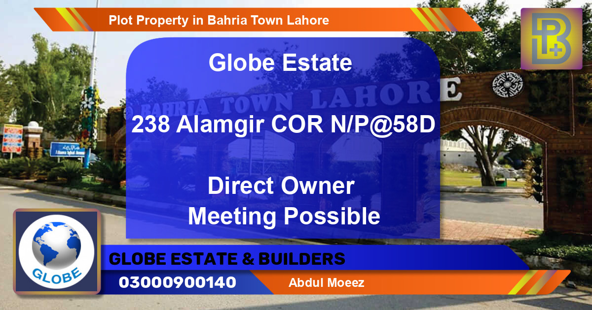 Residential Plot for Sale in Bahria Town, Lahore - (BP-50994)