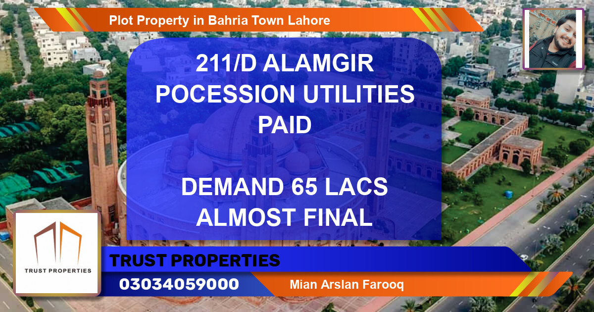 Residential Plot for Sale in Bahria Town, Lahore - (BP-51144)