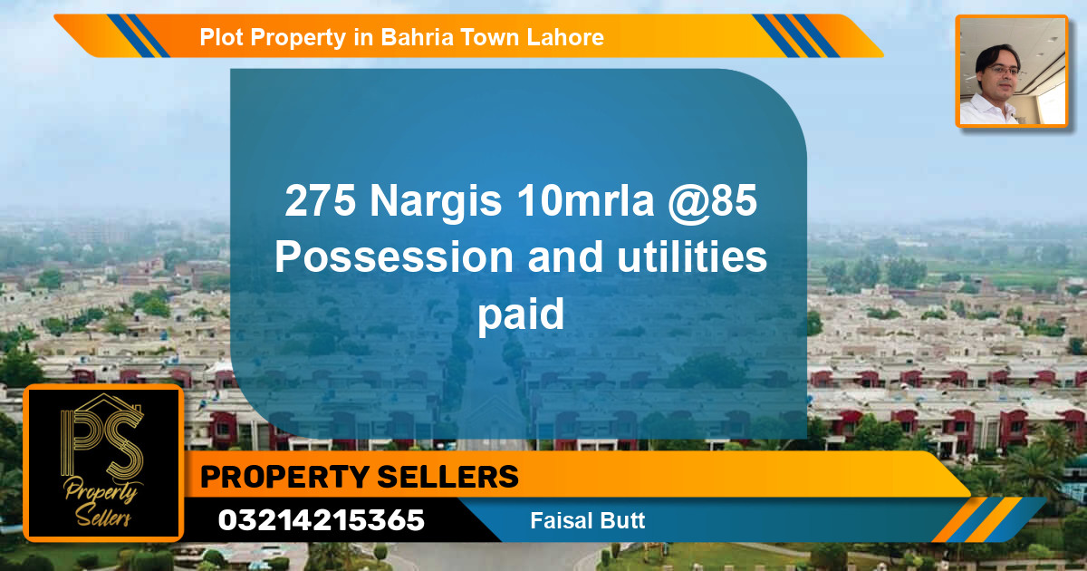 Residential Plot for Sale in Bahria Town, Lahore - (BP-51151)