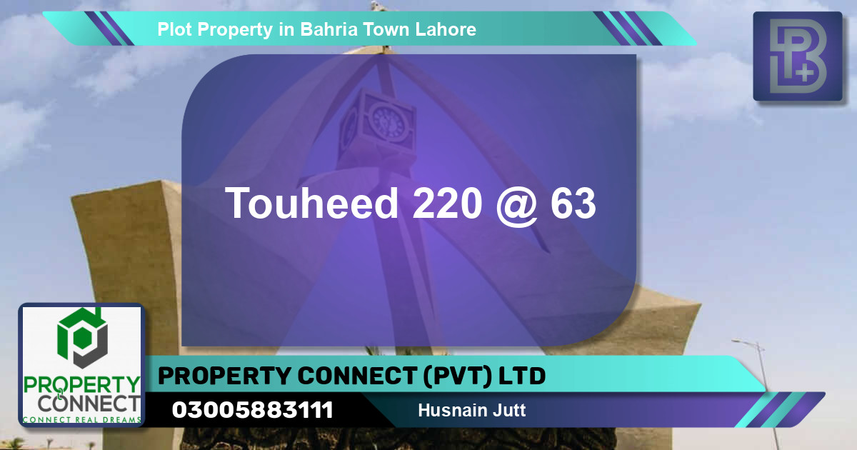 Residential Plot for Sale in Bahria Town, Lahore - (BP-51207)