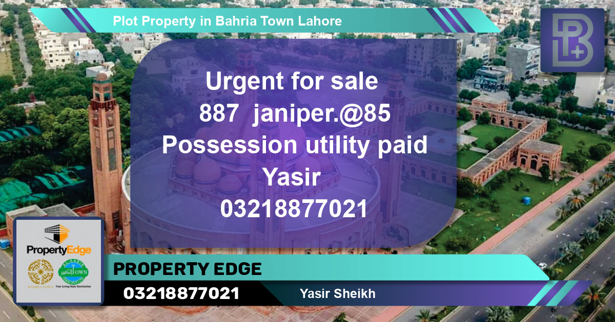 Residential Plot for Sale in Bahria Town, Lahore - (BP-51261)