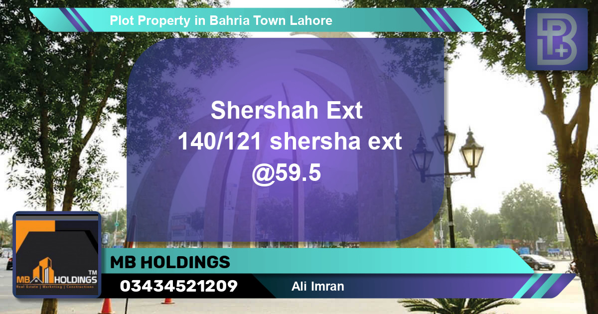 Residential Plot for Sale in Bahria Town, Lahore - (BP-51372)