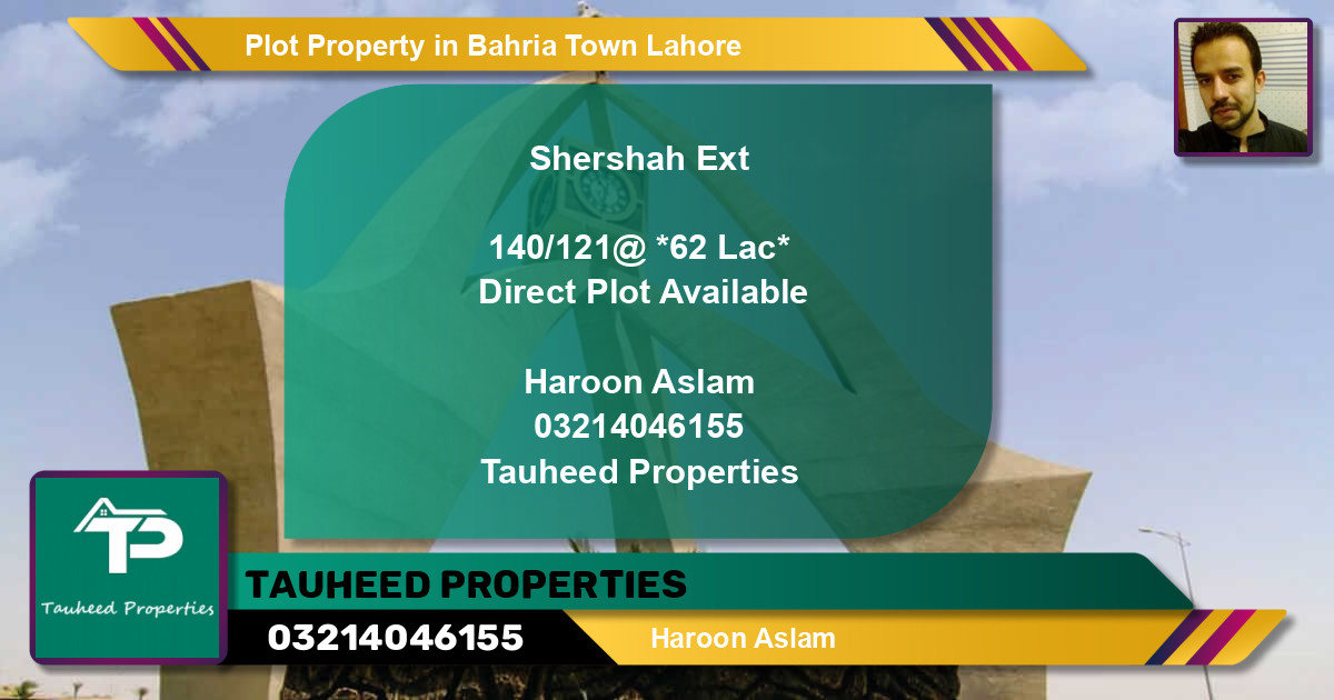 Residential Plot for Sale in Bahria Town, Lahore - (BP-51373)