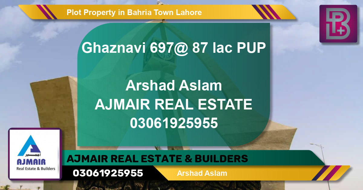 Residential Plot for Sale in Bahria Town, Lahore - (BP-51380)
