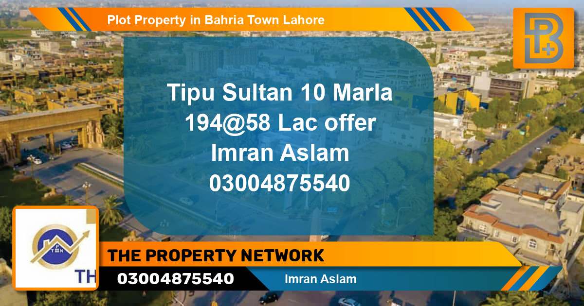 Residential Plot for Sale in Bahria Town, Lahore - (BP-51456)