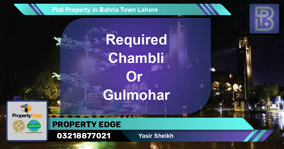 Residential Plot for Sale in Bahria Town, Lahore - (BP-51459)