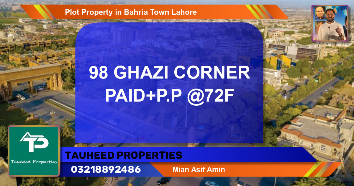 Residential Plot for Sale in Bahria Town, Lahore - (BP-51511)