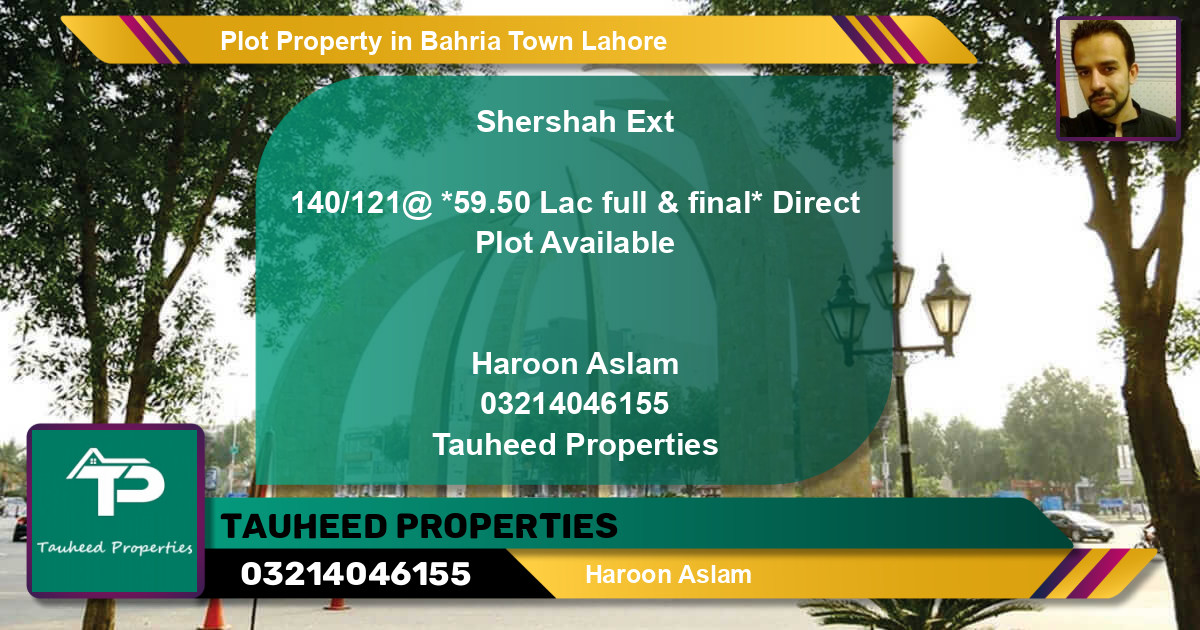 Residential Plot for Sale in Bahria Town, Lahore - (BP-51532)