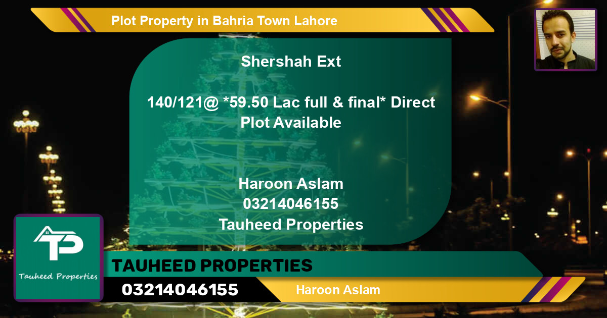 Residential Plot for Sale in Bahria Town, Lahore - (BP-51547)