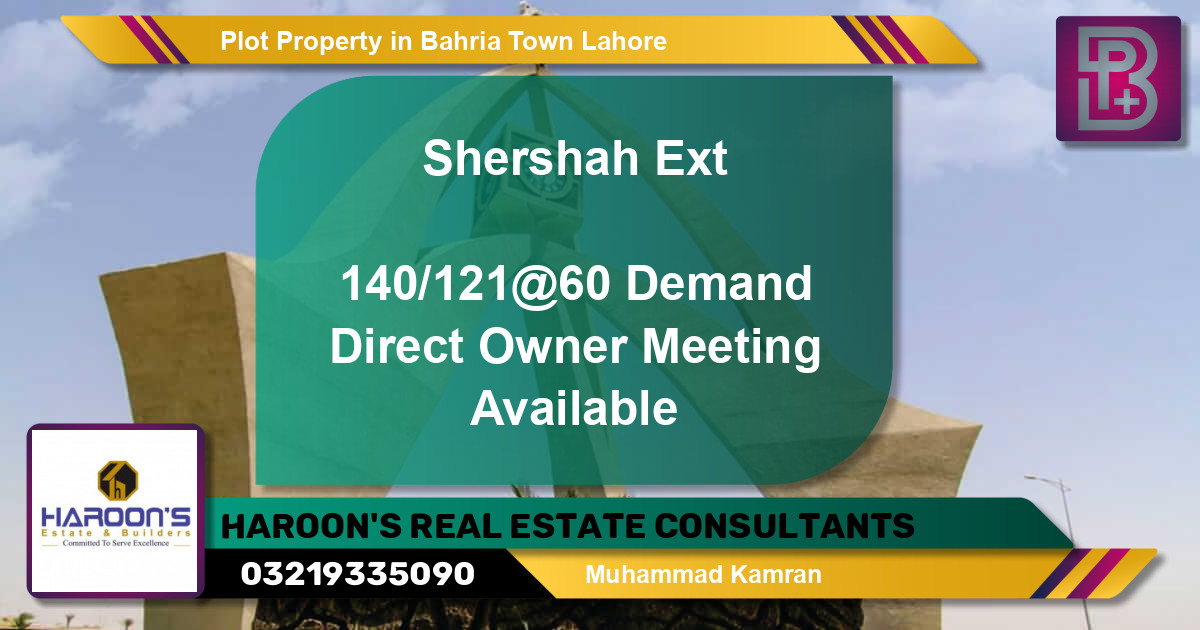 Residential Plot for Sale in Bahria Town, Lahore - (BP-51587)
