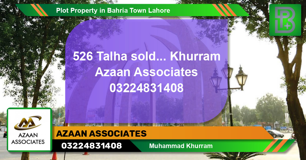 Residential Plot for Sale in Bahria Town, Lahore - (BP-51633)