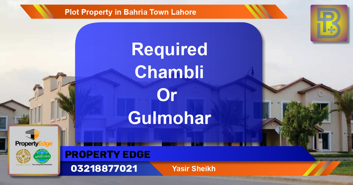 Residential Plot for Sale in Bahria Town, Lahore - (BP-51671)