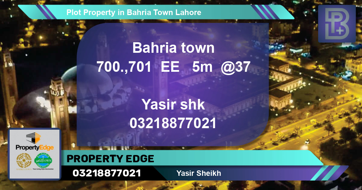 Residential Plot for Sale in Bahria Town, Lahore - (BP-51764)