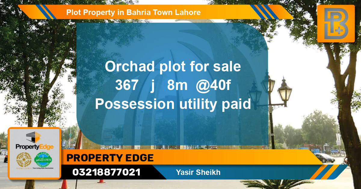 Residential Plot for Sale in Bahria Town, Lahore - (BP-51783)