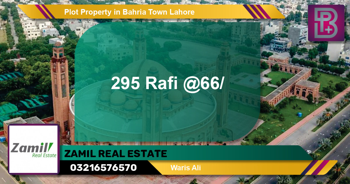Residential Plot for Sale in Bahria Town, Lahore - (BP-51806)