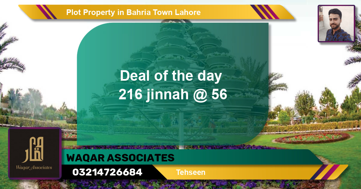 Residential Plot for Sale in Bahria Town, Lahore - (BP-51837)