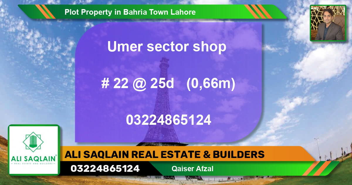 Residential Plot for Sale in Bahria Town, Lahore - (BP-51874)