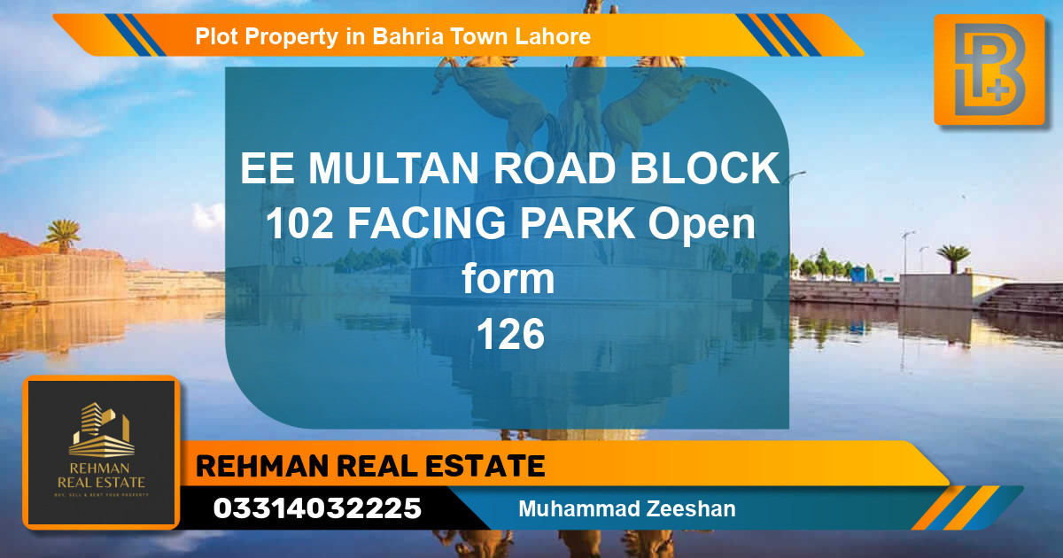 Residential Plot for Sale in Bahria Town, Lahore - (BP-51899)