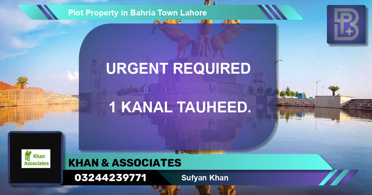 Residential Plot for Sale in Bahria Town, Lahore - (BP-51902)