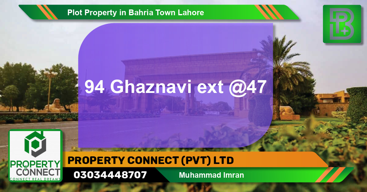Residential Plot for Sale in Bahria Town, Lahore - (BP-51952)