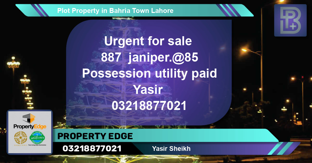Residential Plot for Sale in Bahria Town, Lahore - (BP-52005)