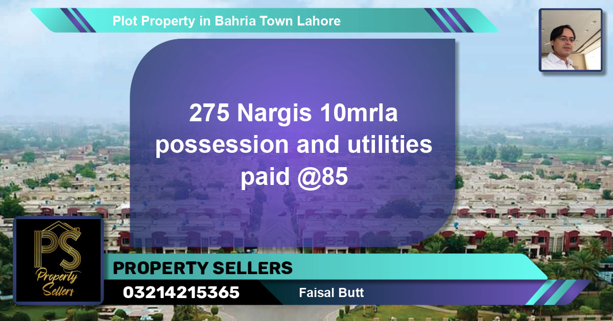 Residential Plot for Sale in Bahria Town, Lahore - (BP-52036)