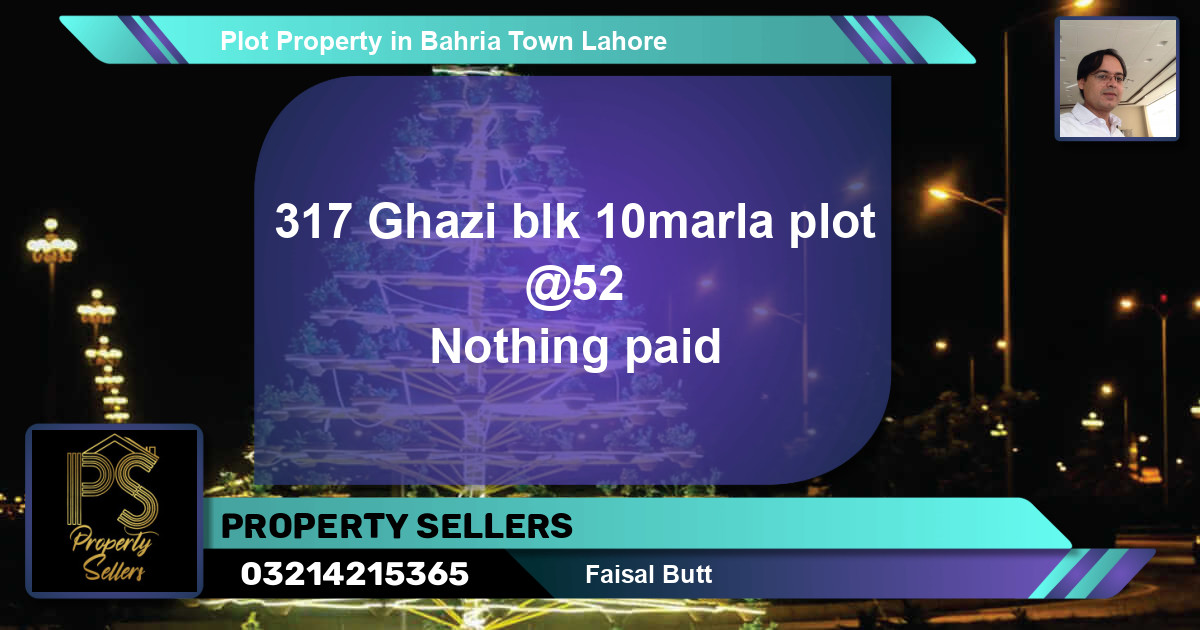 Residential Plot for Sale in Bahria Town, Lahore - (BP-52060)