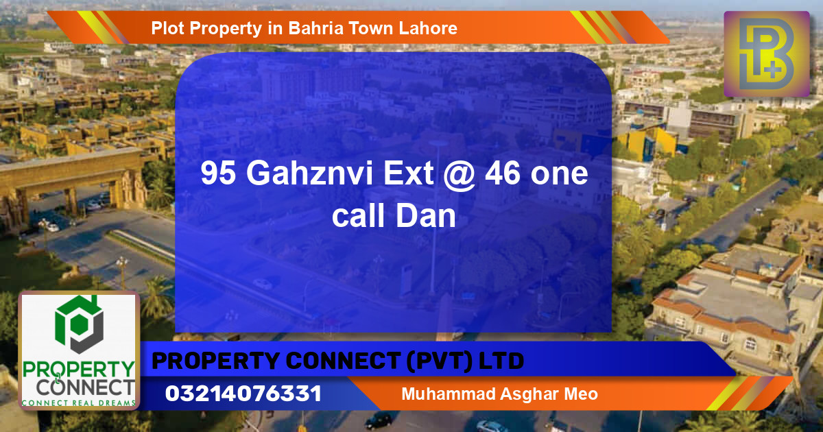 Residential Plot for Sale in Bahria Town, Lahore - (BP-52093)