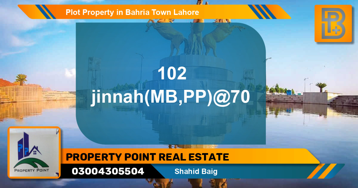 Residential Plot for Sale in Bahria Town, Lahore - (BP-52112)