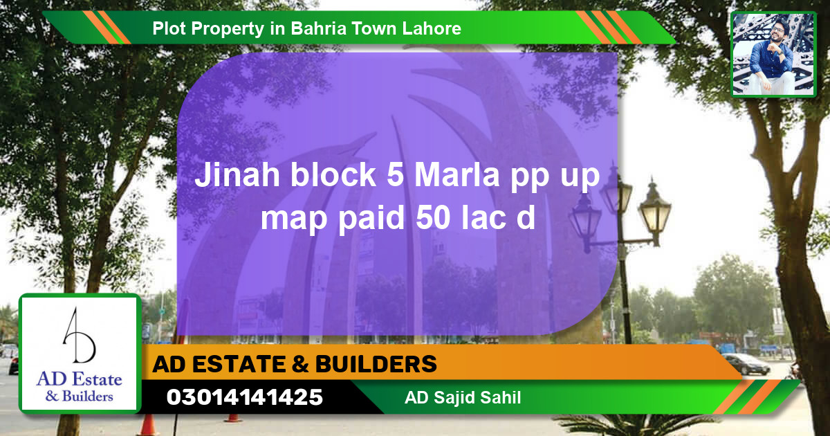 Residential Plot for Sale in Bahria Town, Lahore - (BP-52123)