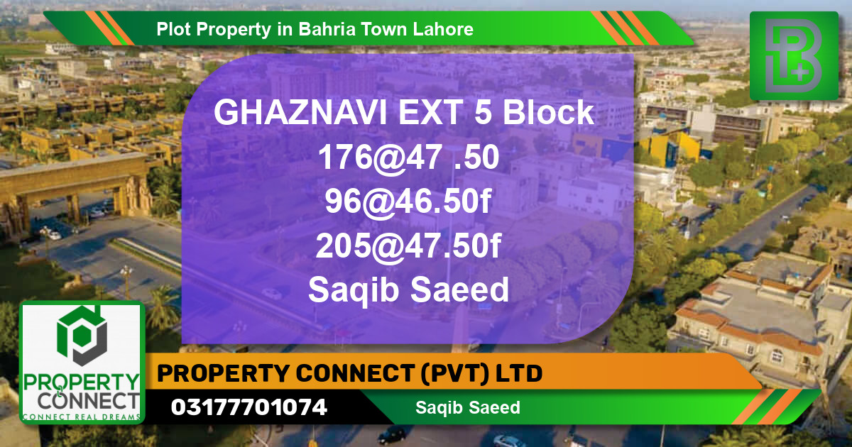 Residential Plot for Sale in Bahria Town, Lahore - (BP-52212)