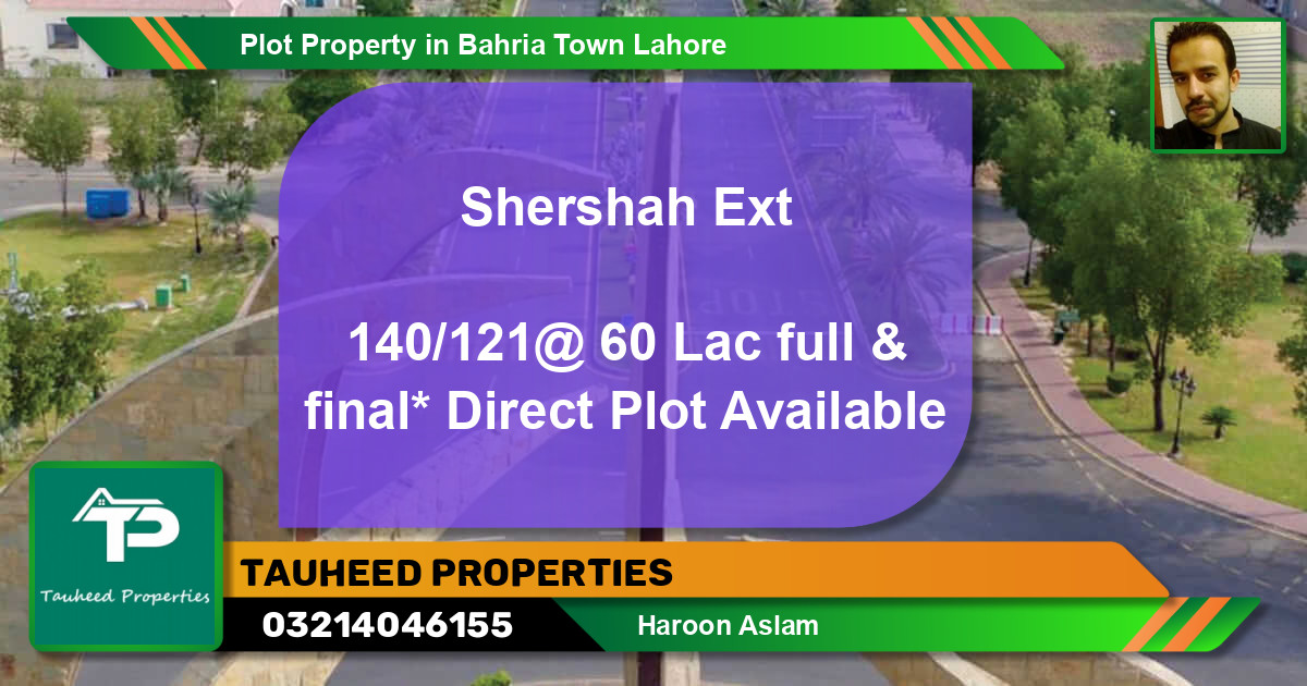 Residential Plot for Sale in Bahria Town, Lahore - (BP-52291)