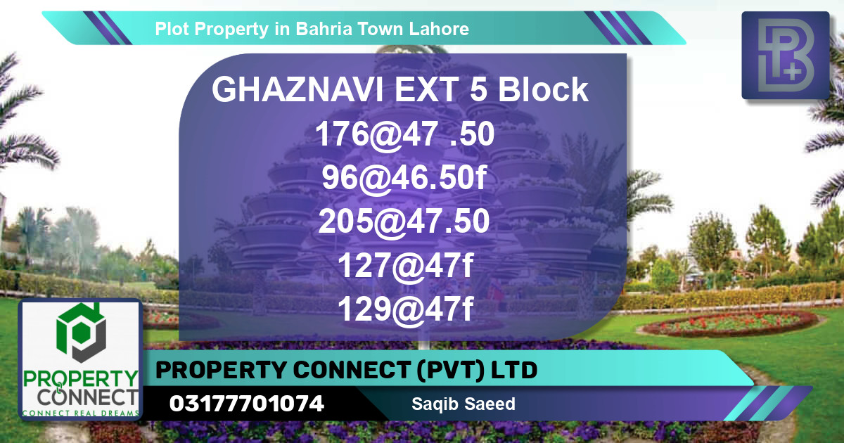 Residential Plot for Sale in Bahria Town, Lahore - (BP-52331)
