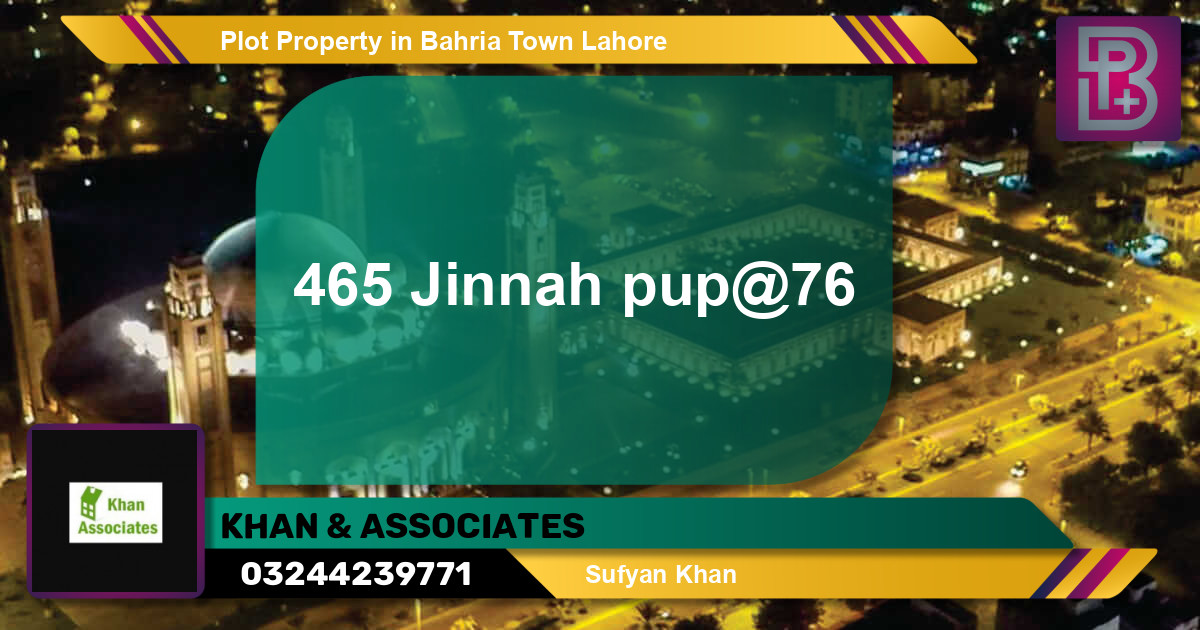 Residential Plot for Sale in Bahria Town, Lahore - (BP-52358)