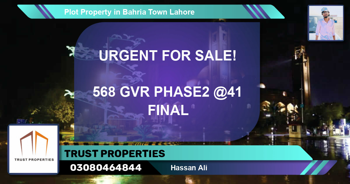 Residential Plot for Sale in Bahria Town, Lahore - (BP-52378)