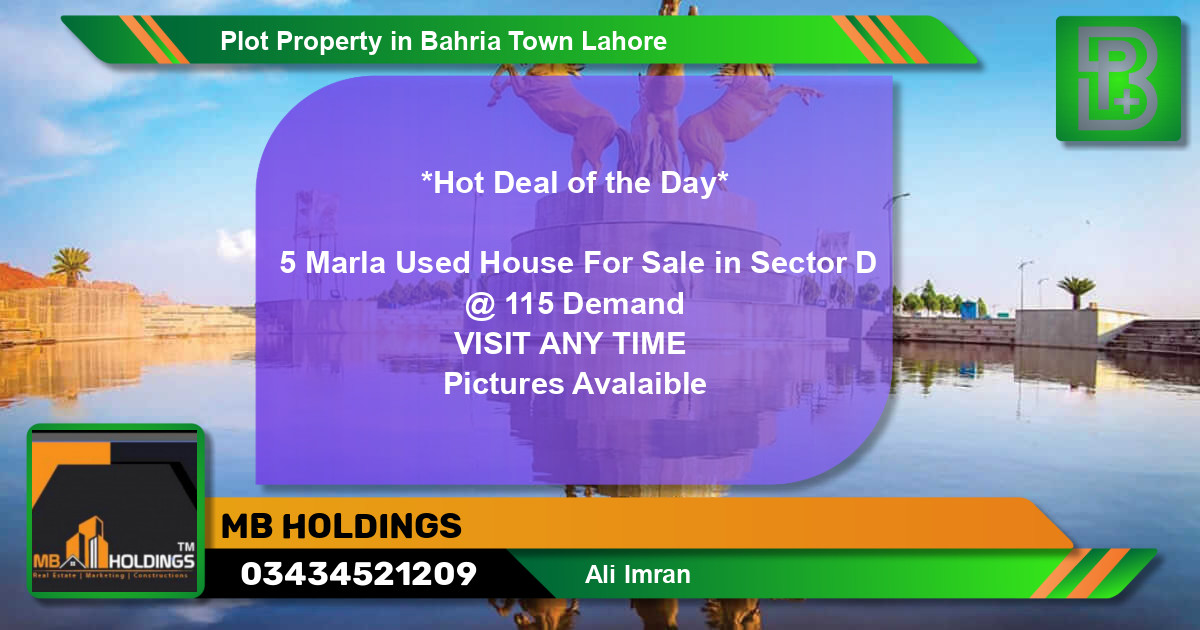 Residential Plot for Sale in Bahria Town, Lahore - (BP-52426)