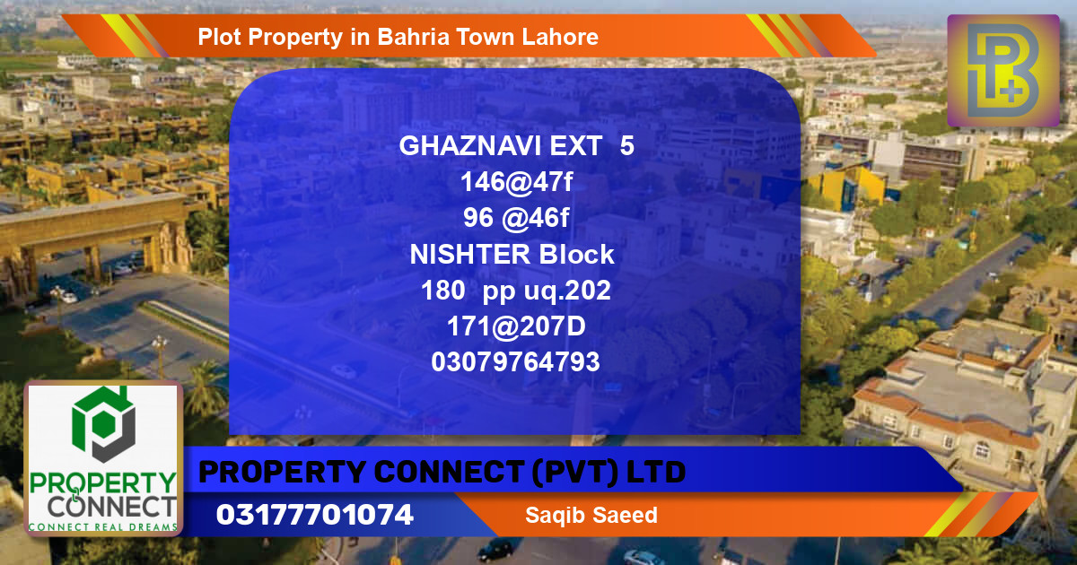 Residential Plot for Sale in Bahria Town, Lahore - (BP-52455)
