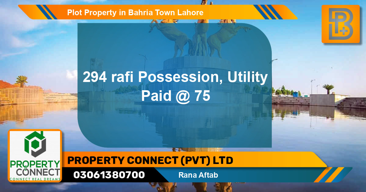 Residential Plot for Sale in Bahria Town, Lahore - (BP-52496)