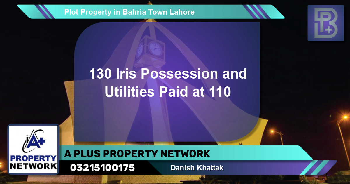 Residential Plot for Sale in Bahria Town, Lahore - (BP-52755)